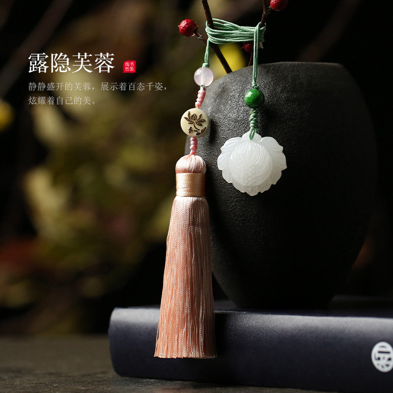diy中国风学生精美礼物古风教师节纪念品 文艺精致书签女生儿童送老师小礼品创意文具礼盒流苏手工定制 清仓