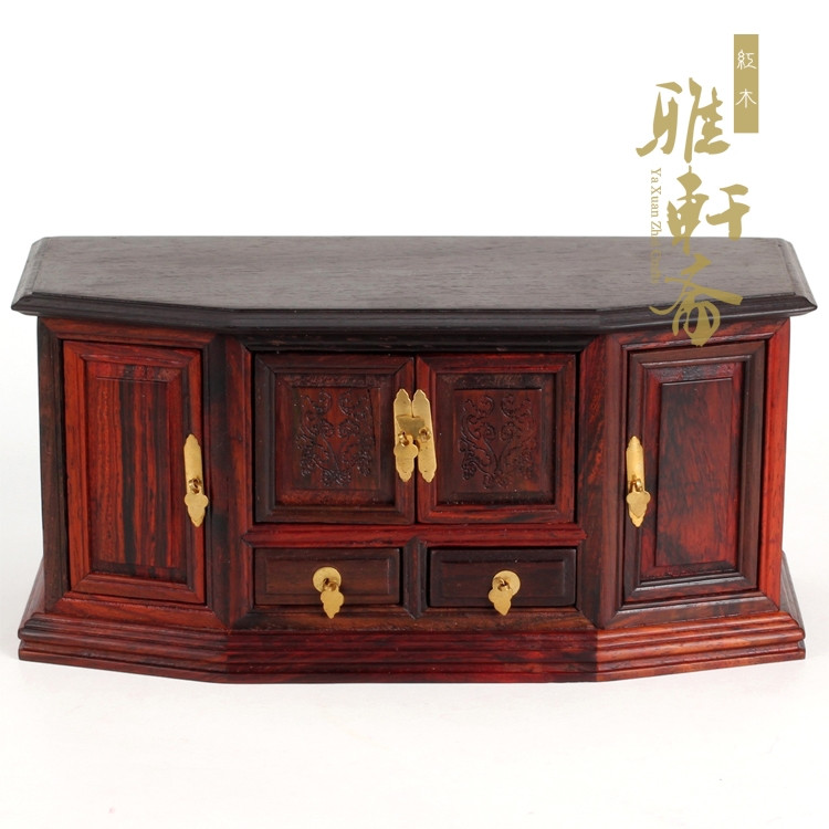雅轩斋仿明清红木电视机柜工艺品