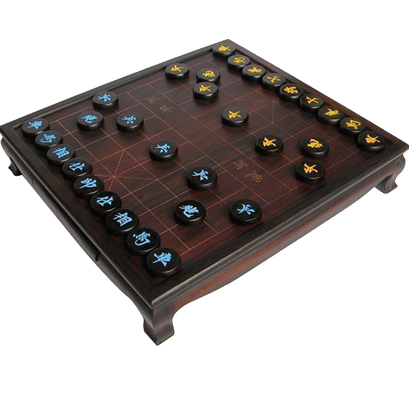 老红木工艺品家用成人中国象棋橡棋桌子实木紫檀木高档围棋盘大号