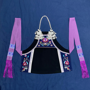 布依族围腰绣花银饰贵州民族服装全新新品经典热卖黔南黔西南广西