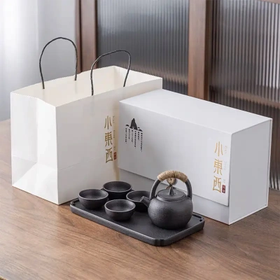 日式茶具套装带茶盘功夫一整套