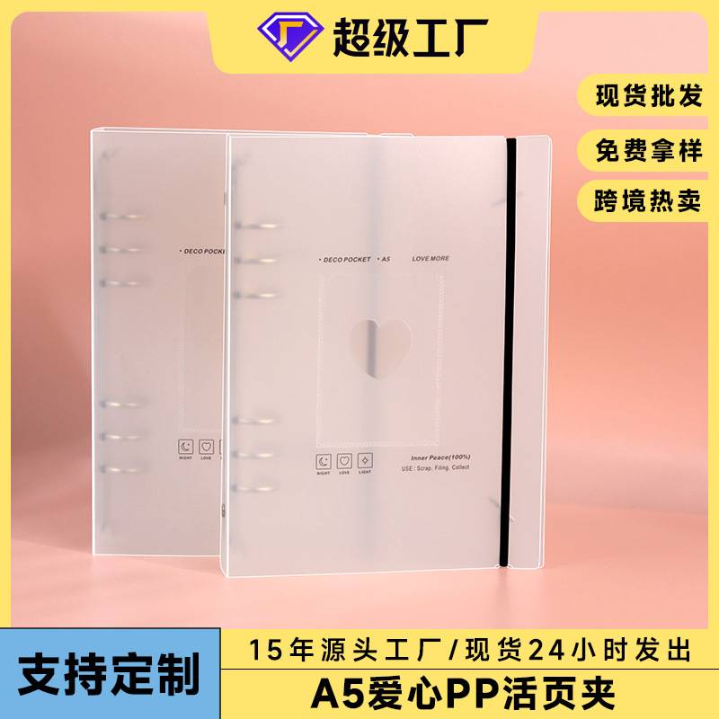 ins风拍立得相册A5磨砂活页夹3寸