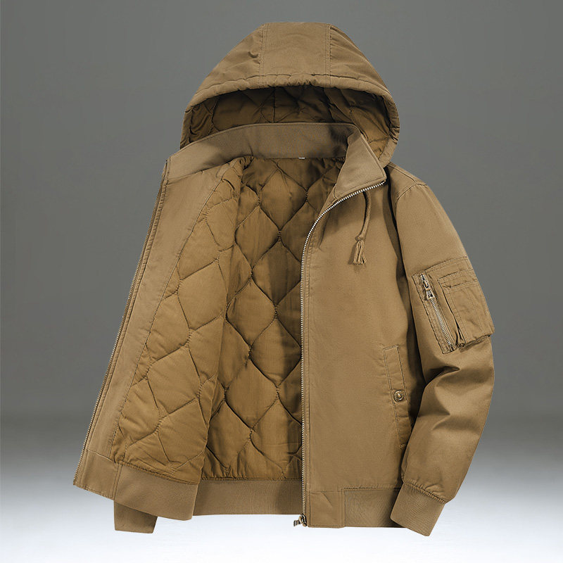 棉衣男冬季保暖夹棉加厚棉服纯棉短款中青年宽松休闲工装夹克棉袄