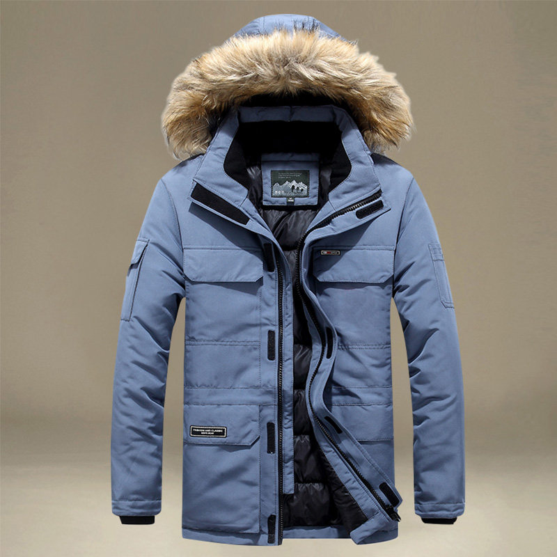 冬季棉衣男2025新款中长款棉服多袋工装棉袄青年加厚冬装上衣外套