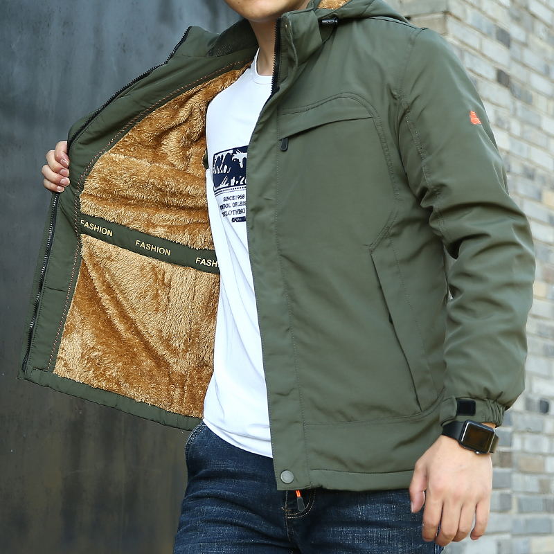 2021新款加绒加厚外套宽松大码