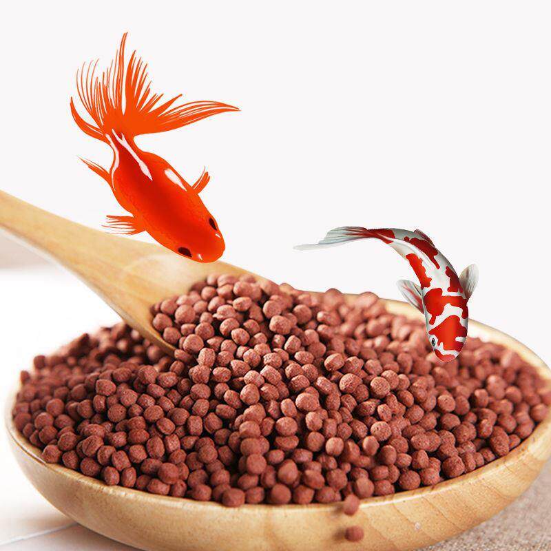 金鱼食颗粒通用饲料观赏鱼鱼锦鲤鱼料热带鱼饲料孔雀鱼料鱼食饲料