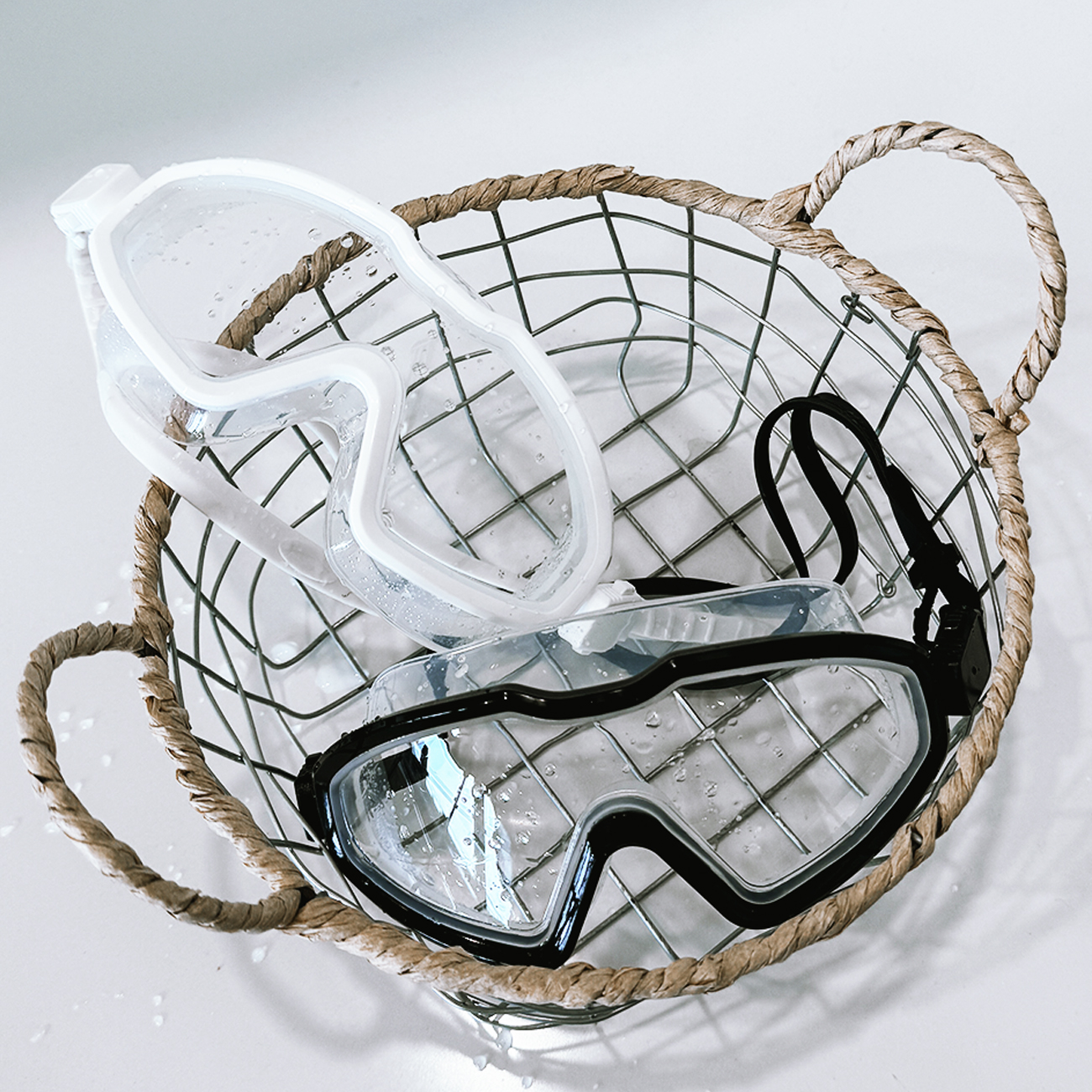 高清透明大框泳镜专业游泳装备