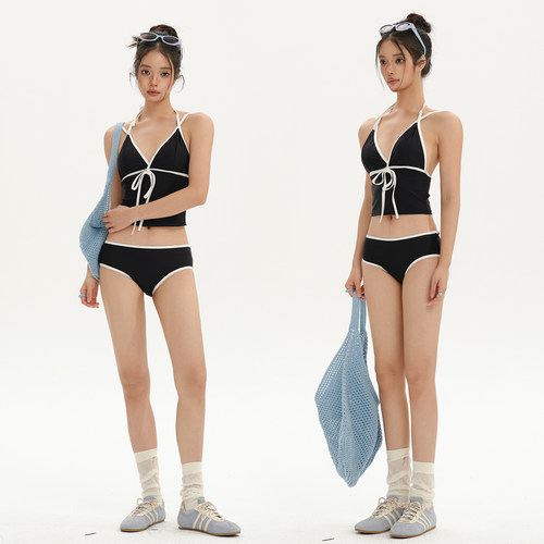 纯欲高级感比基尼度假泳衣女2026