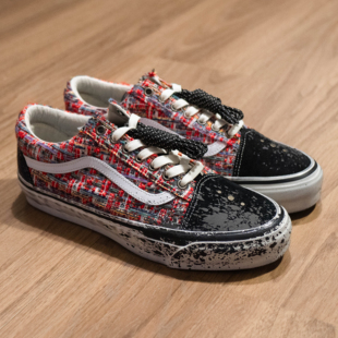 Skool36粗布小香风做旧脏脏男女复古板鞋 Old Premium Vans