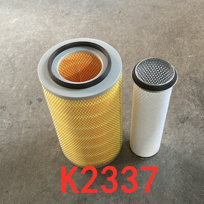 K2337适配雷沃956F铲车空气滤芯福田雷沃装载机FL956F客车空气滤