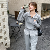 【现货】蕾丝拼接针织套装105-9803-170-258，女装连衣裙，浙宝105（原181）