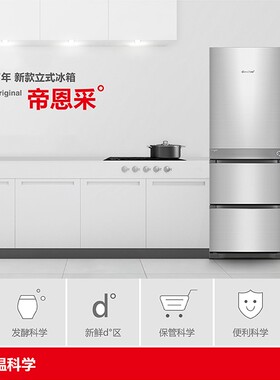 韩国进口dimchae泡菜冰箱DT33BFGHW冷冻冷藏保鲜330L