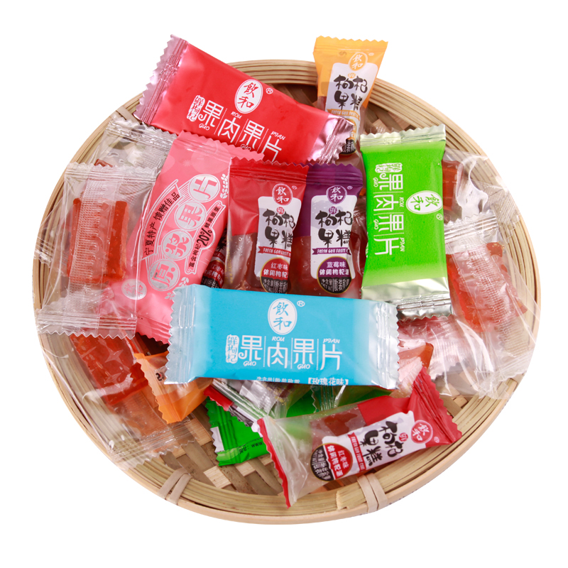 宁夏特产枸杞果糕儿童网红健康零食果糕果脯果汁软糖什锦原浆果片