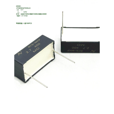275J 2.7uF 400VDC KEMET R75MW427050L3J R75-MKP车规级安规电容