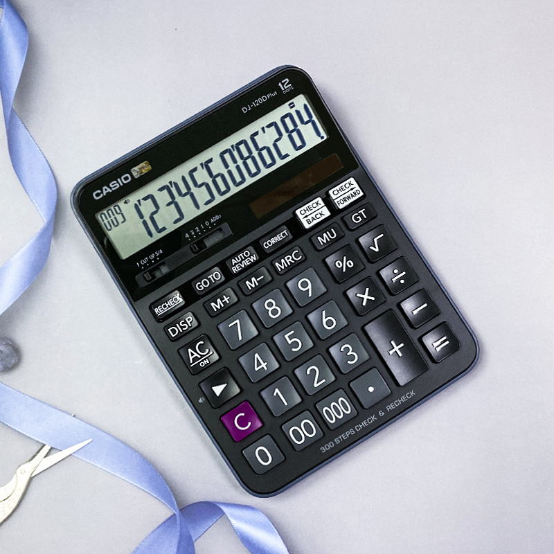 卡西欧dj-120dplus回税率计算器