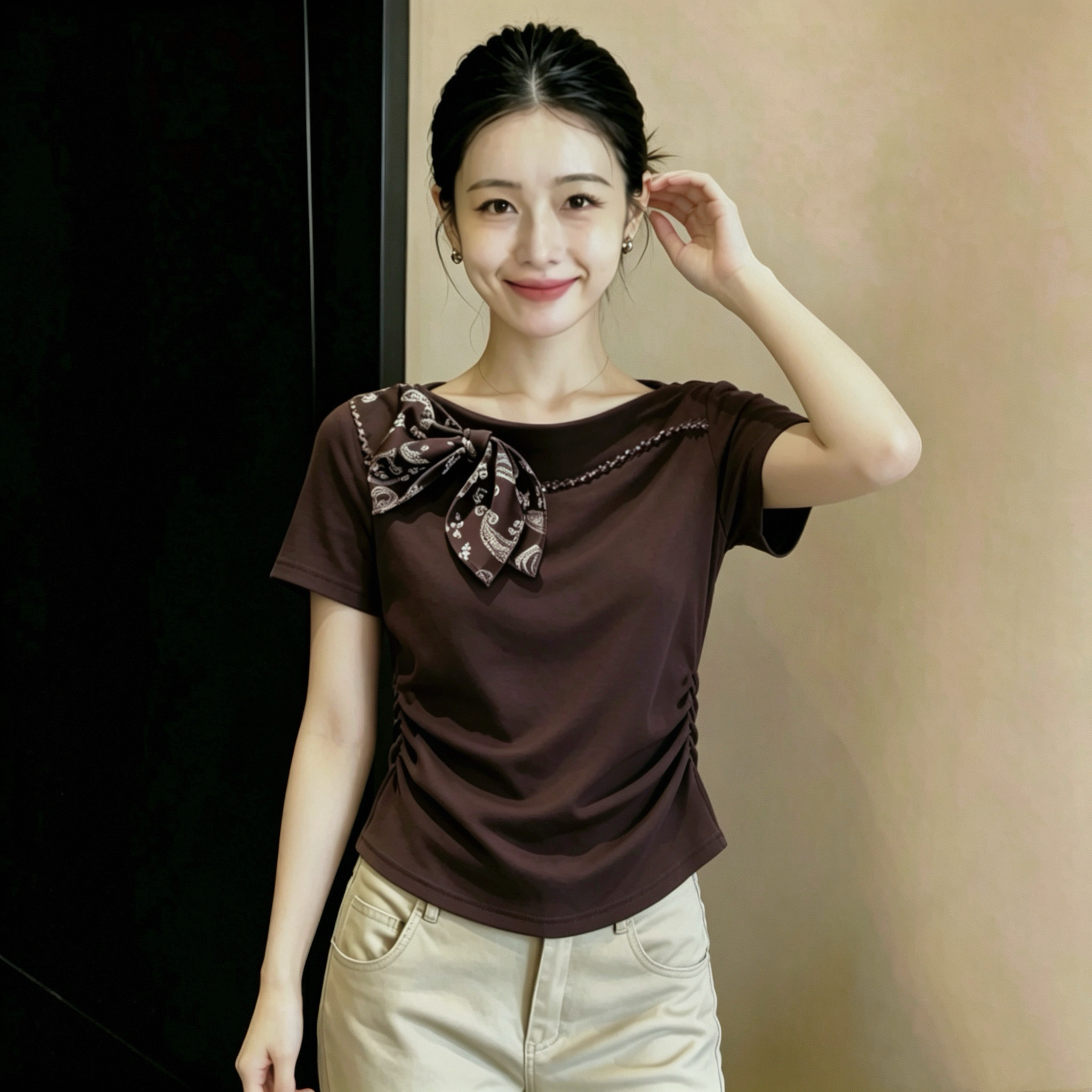 张大人定制大码女装木子理想旗舰店乐派儿杨杨玉杨天真滴一胖上衣