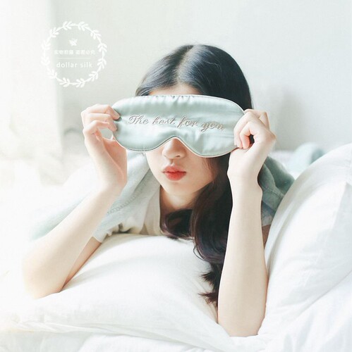 遮光透气男女睡眠柔软真丝眼罩