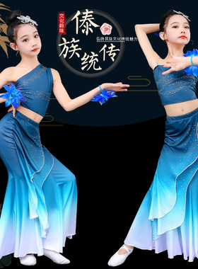 傣族舞蹈服艺考练功服演出表演服
