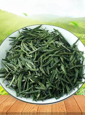 蜀匠御竹尖四川雀舌绿茶蒙顶高山茶雨前嫩芽青针单芽新茶 竹贡芽