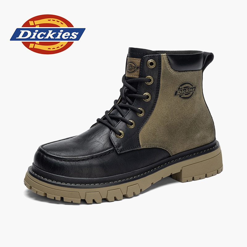 Dickies马丁靴男款透气2026新款夏季男鞋英伦靴子男士高帮工装靴