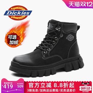 棉鞋 靴 男鞋 Dickies马丁靴男款 冬季 雪地靴男靴子工装 2025新款 男士