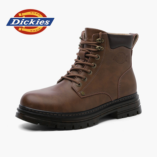 Dickies马丁靴男款2026新款男鞋春夏中帮靴子男靴英伦男士工装靴