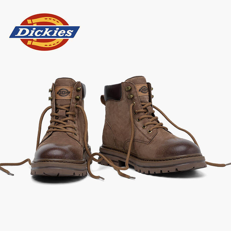 Dickies马丁靴男款2026新款男鞋冬季加绒棉鞋雪地靴士英伦工装靴