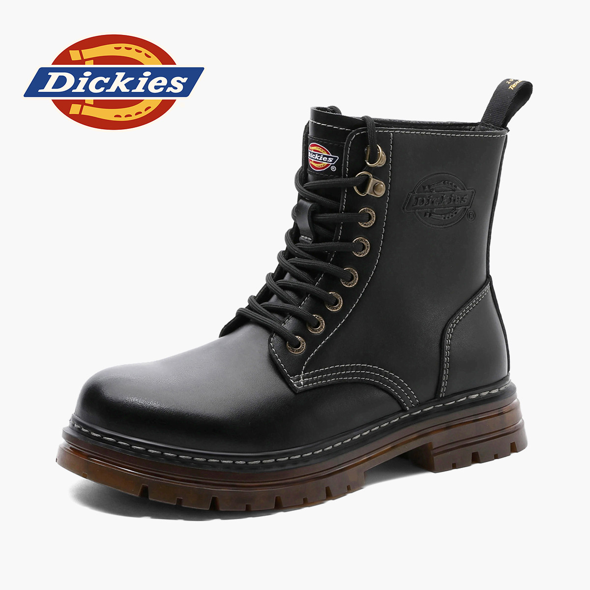 Dickies马丁靴男款透气高帮靴子男靴2026新款男鞋英伦男士工装靴