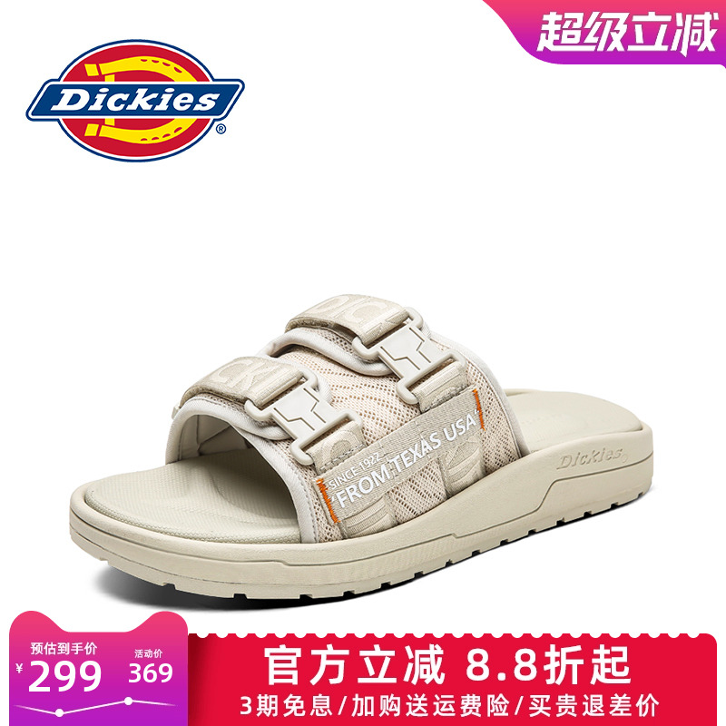 Dickies拖鞋男夏季外穿踩屎感