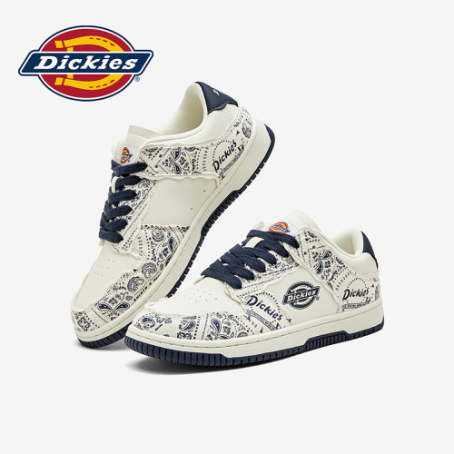Dickies男士透气板鞋小白鞋