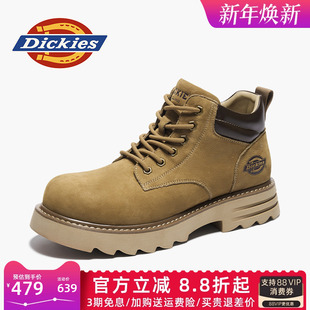 低帮工装 Dickies马丁靴男款 英伦靴子男靴男士 秋冬男鞋 靴 2025新款