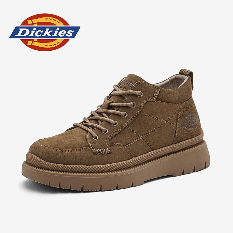 Dickies马丁靴男2026新款男鞋冬季靴子男款英伦男士中帮工装男靴