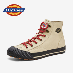 Dickies帆布鞋男款夏季鞋子2026新款男鞋潮流中帮布鞋男士休闲鞋