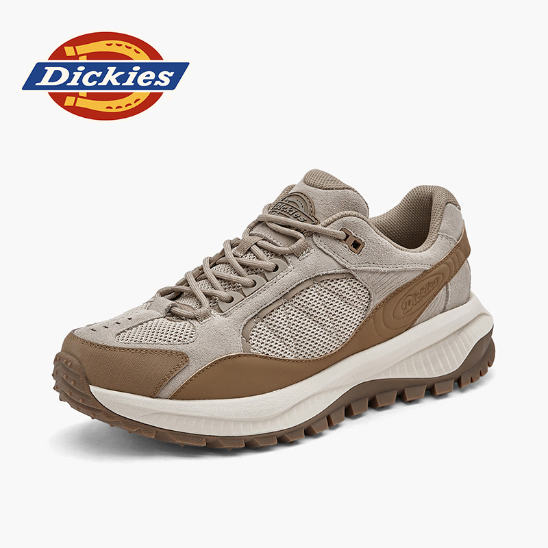 Dickies男鞋2026新款夏季透气鞋子老爹鞋男款厚底男士休闲运动鞋