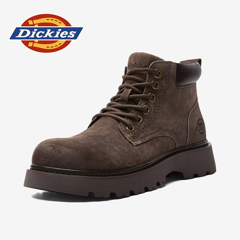 dickies男鞋四季加绒保暖马丁靴图片