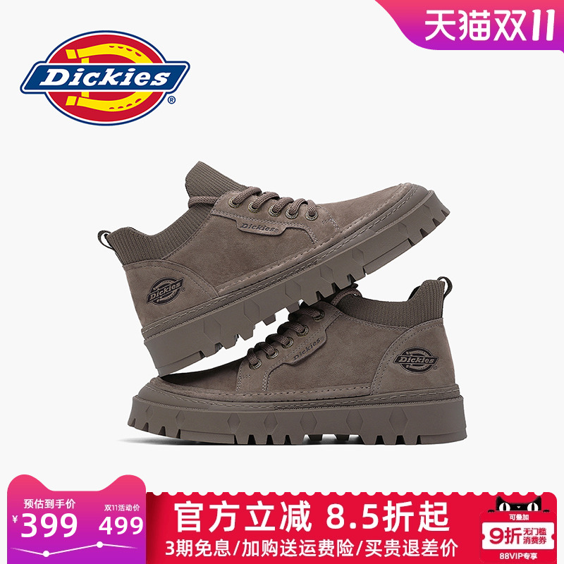 dickies男马丁靴冬季保暖工装鞋