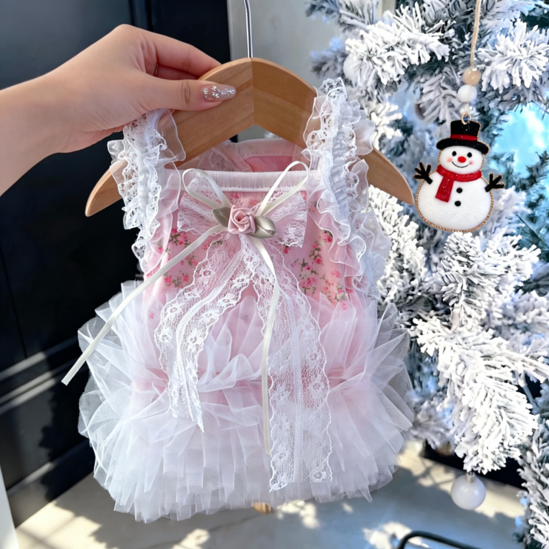 春夏洛丽塔公主裙狗狗猫咪衣服宠物服饰洋气小型犬千金风公主衣服