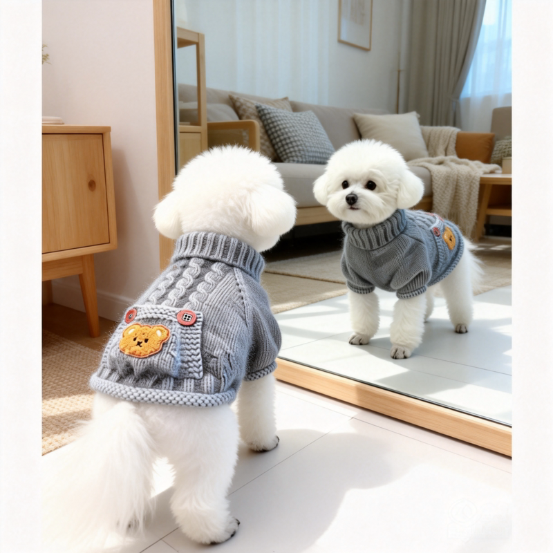 宠物保暖衣服猫咪狗狗衣服秋冬新款可爱卡通毛衣秋冬装宠物毛衣