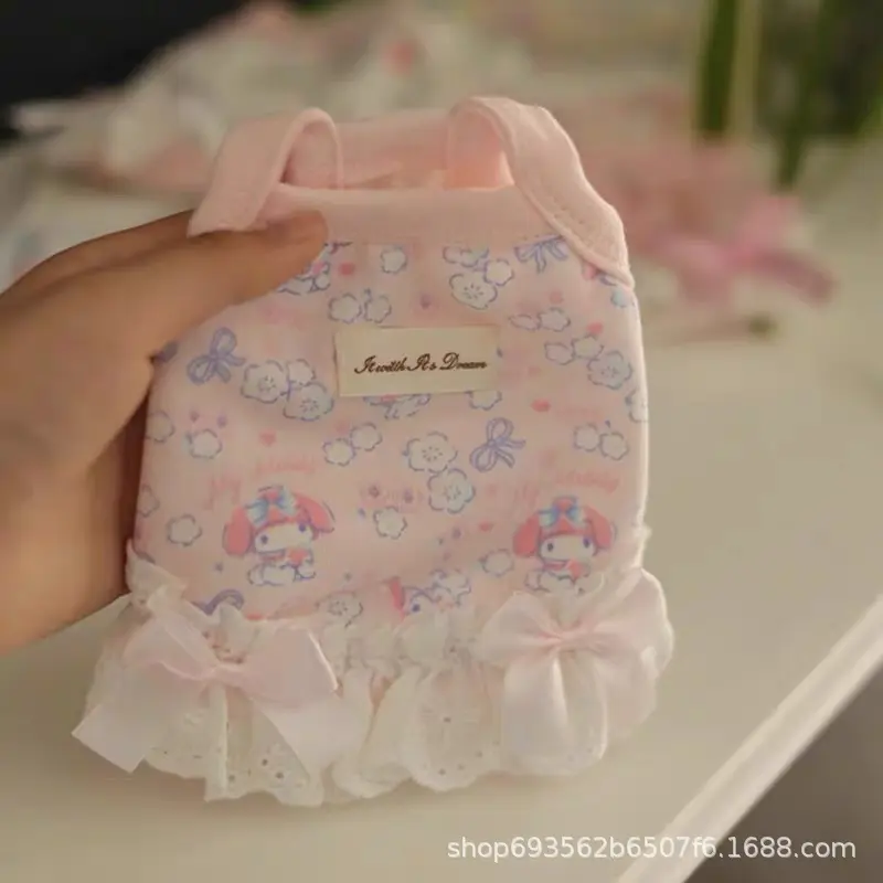 狗狗衣服夏季薄款吊带背心茶杯犬小型幼犬猫咪泰迪比熊公主背心裙
