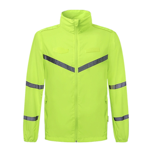 反光防晒衣防紫外线3M透气皮肤衣夏季长袖透气交通反光安全服定制