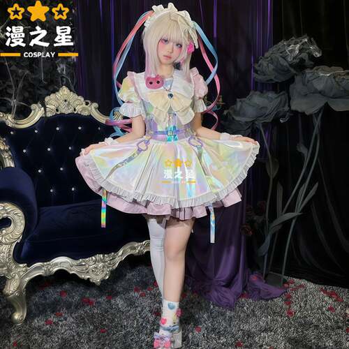 主播女孩重度依赖cos服 超天酱cosplay全套服装魔法少女c服二次元