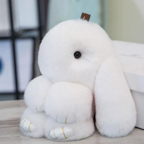 Подвеска, кролик, аксессуар, плюшевая игрушка, оригинальное большое украшение на сумку