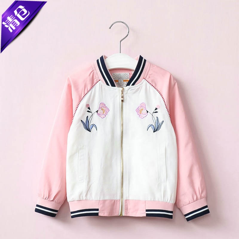 女童夹克儿童外套童装棒球服