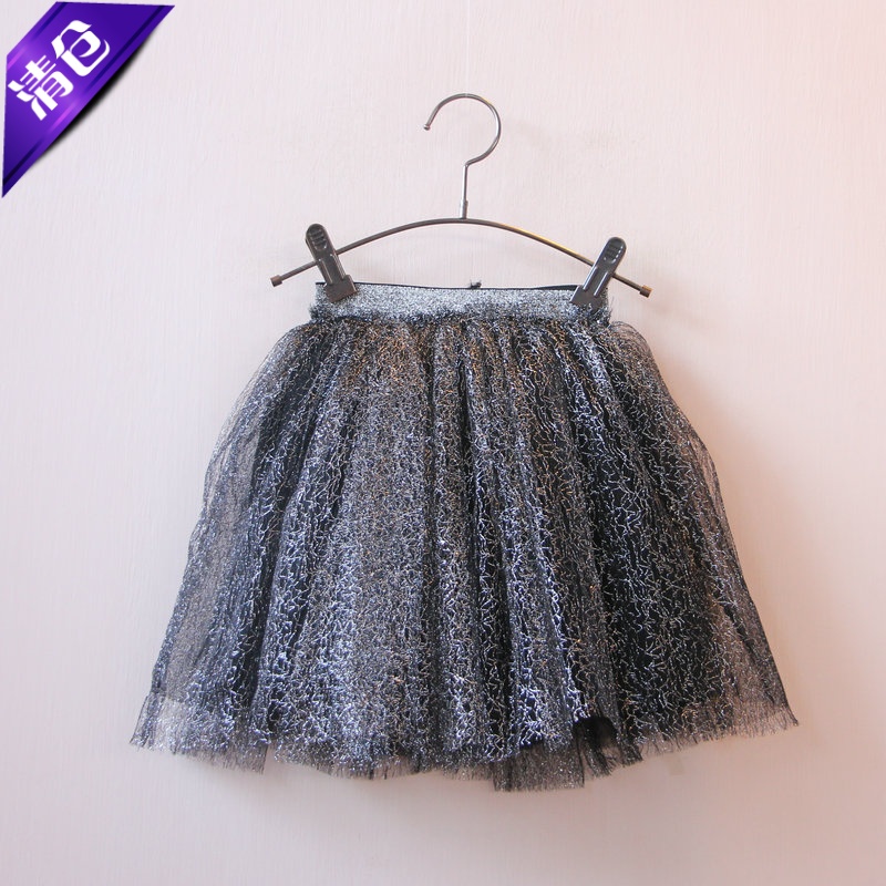 童装韩版闪亮蓬蓬纱裙
