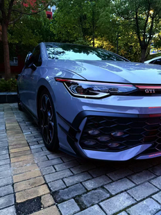 专用高尔夫8.5Rline风刀高8gti8.5GTI前杠风刀改装 奥丁格前杠包围