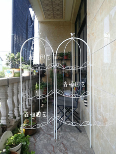 新品特价鸟笼欧式屏风铁线莲花幕爬藤架网片花插片