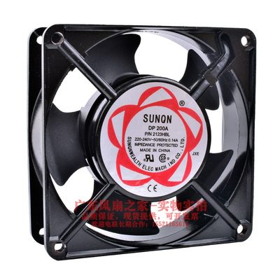 全新建准DP200A 2123XBL 12038 220V 机柜工控机金属交流散热风扇