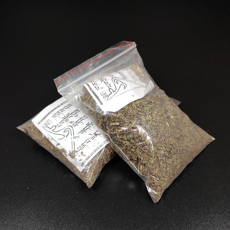 藏密用品藏香香粉康巴草香草堪巴草吉祥草火供烟供 45g/包