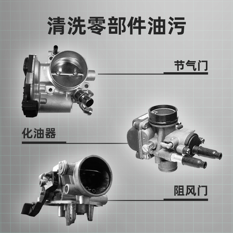 WD40节气门清洗剂专用积碳汽车强力去污专用零部件化油器清洁剂