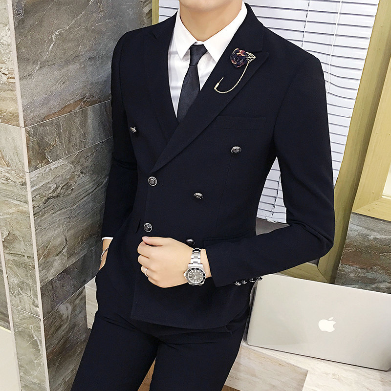 Costume homme en coton pour automne - Ref 1552858 Image 1